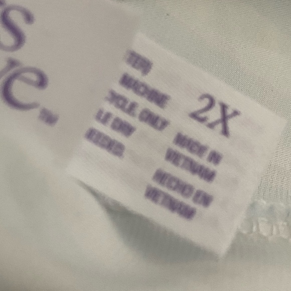 Plus Size Women's 3pc Satin Notch Collar and Shorts Pajama Set Stars Above XXL - Picture 12 of 12